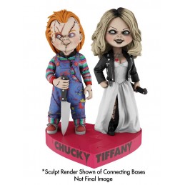 NECA BRIDE OF CHUCKY - CHUCKY HEART CONNECT BOBBLE HEAD KNOCKER RESIN FIGURE