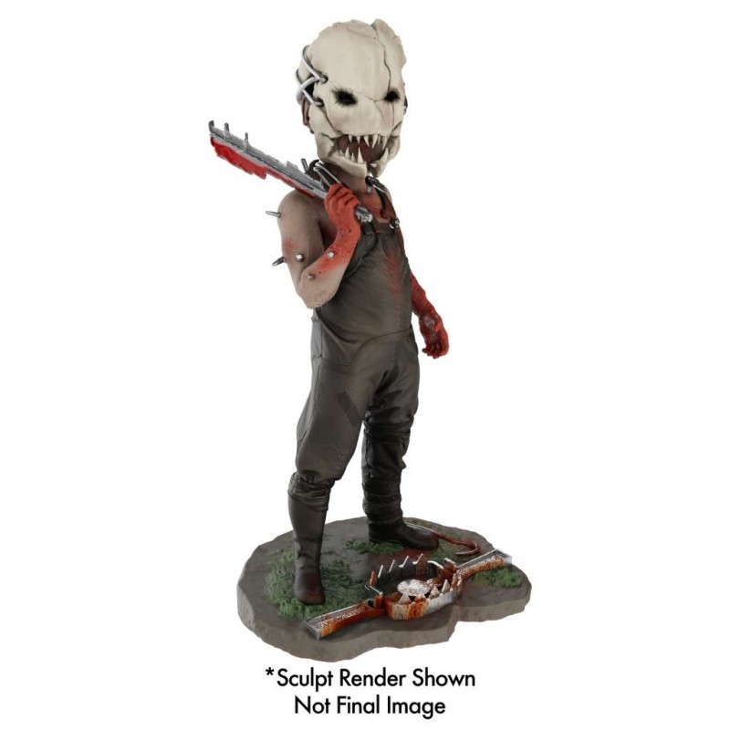NECA DEAD BY DAYLIGHT TRAPPER BOBBLE HEAD KNOCKER RESIN FIGURE