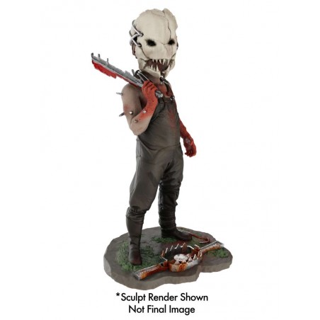 DEAD BY DAYLIGHT TRAPPER BOBBLE HEAD KNOCKER RESIN FIGURE