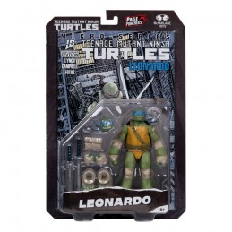 MC FARLANE TMNT NINJA TURTLES PAGE PUNCHERS LEONARDO ACTION FIGURE