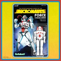 SUPER7 MICRONAUTS FORCE COMMANDER REACTION WAVE 2 ACTION FIGURE