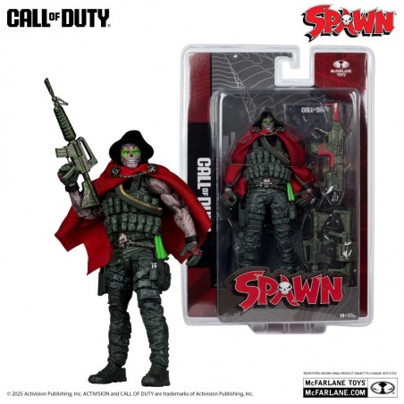CALL OF DUTY 7 BURNED SPAWN PVC ACTION FIGURE
