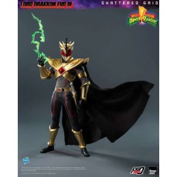 POWER RANGERS SHATTERED GRID LORD DRAKKON EVO III 30CM ACTION FIGURE THREEZERO