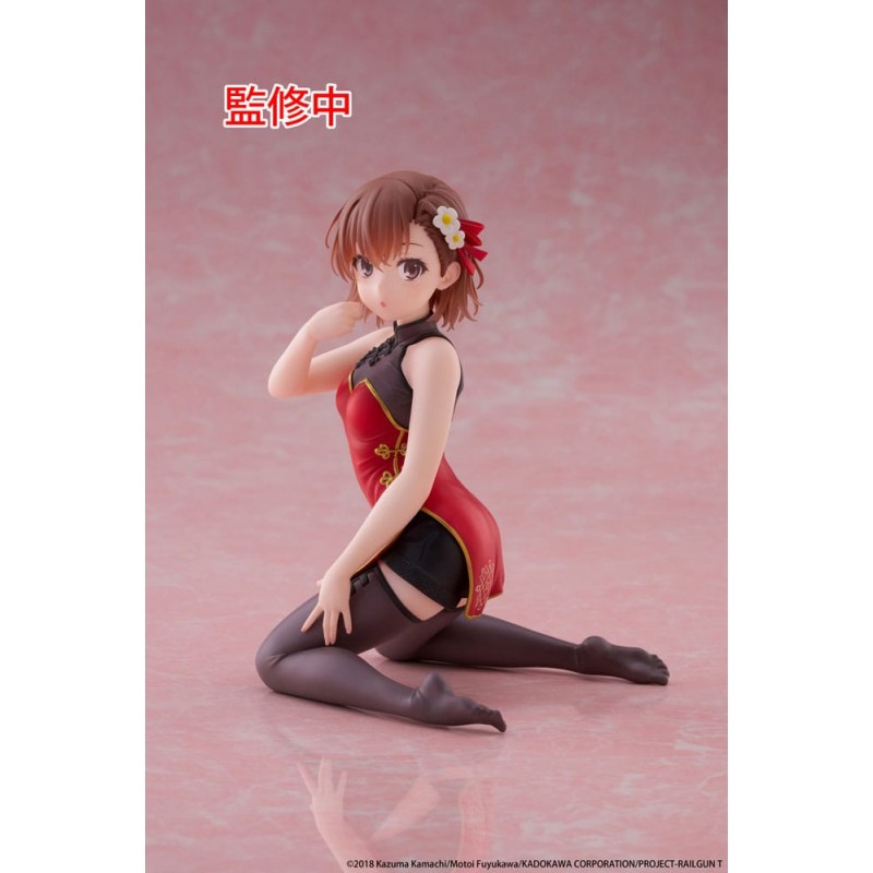 A CERTAIN SCIENTIFIC RAILGUN MIKOTO MISAKA CHINESE DRESS VER DESKTOP CUTE STATUA FIGURE TAITO
