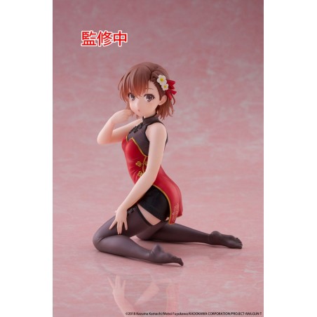 A CERTAIN SCIENTIFIC RAILGUN MIKOTO MISAKA CHINESE DRESS VER DESKTOP CUTE PVC STATUE
