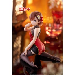TAITO A CERTAIN SCIENTIFIC RAILGUN MIKOTO MISAKA CHINESE DRESS VER DESKTOP CUTE PVC STATUE