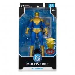 DC MULTIVERSE THE GUARDIAN ACTION COMICS RED PLATINUM EDITION ACTION FIGURE MC FARLANE