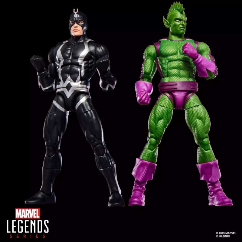 HASBRO MARVEL LEGENDS INHUMANS BLACK BOLT AND TRITON 2-PACK PVC ACTION FIGURES