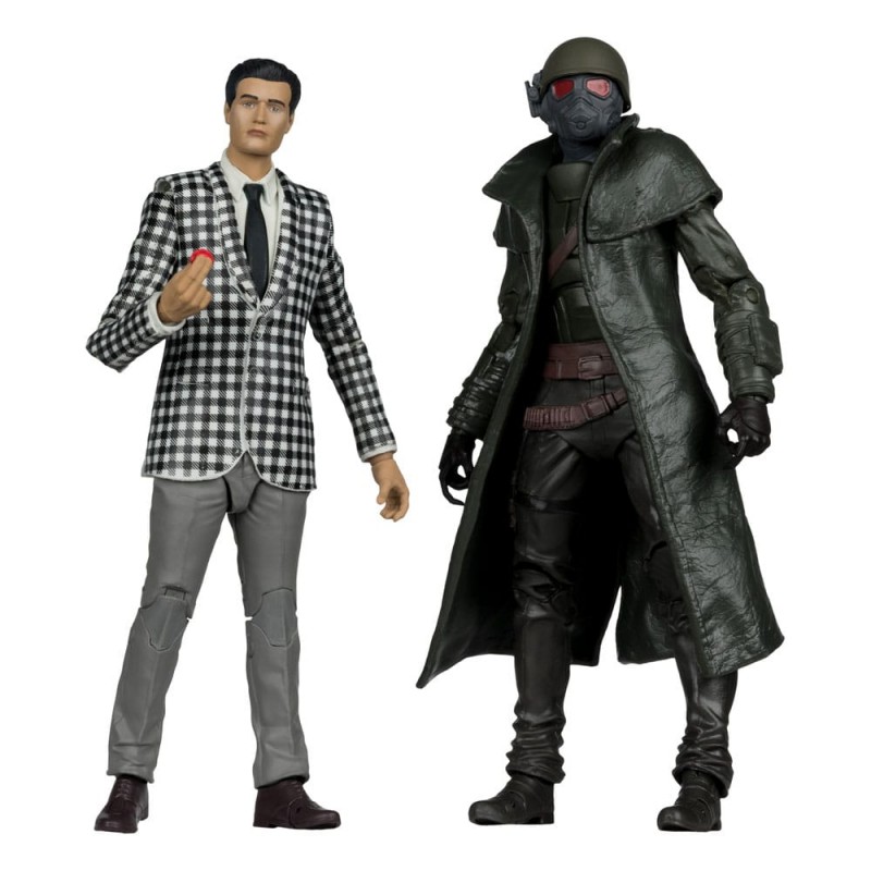 FALLOUT NEW VEGAS RIOT RANGER ARMOR & BENNY SURVIVOR ACTION FIGURE MC FARLANE
