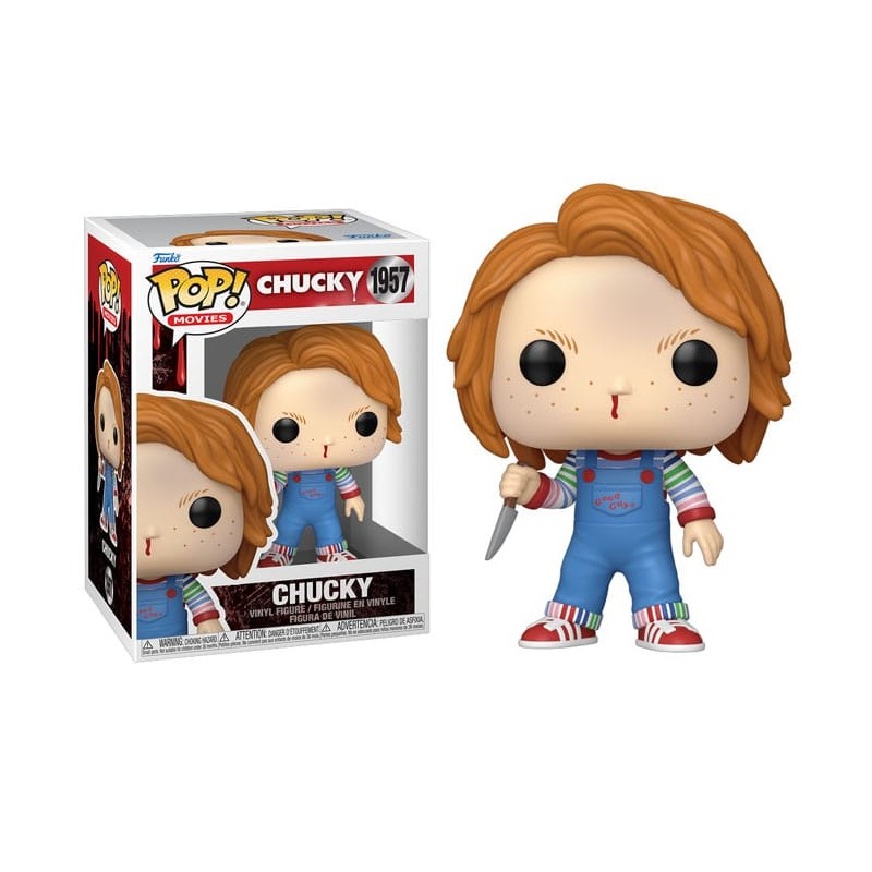 FUNKO POP! CHUCKY BLOODY NOSE BOBBLE HEAD FIGURE FUNKO FUNKO POP! CHUCKY BLOODY NOSE BOBBLE HEAD FIGURE FUNKO