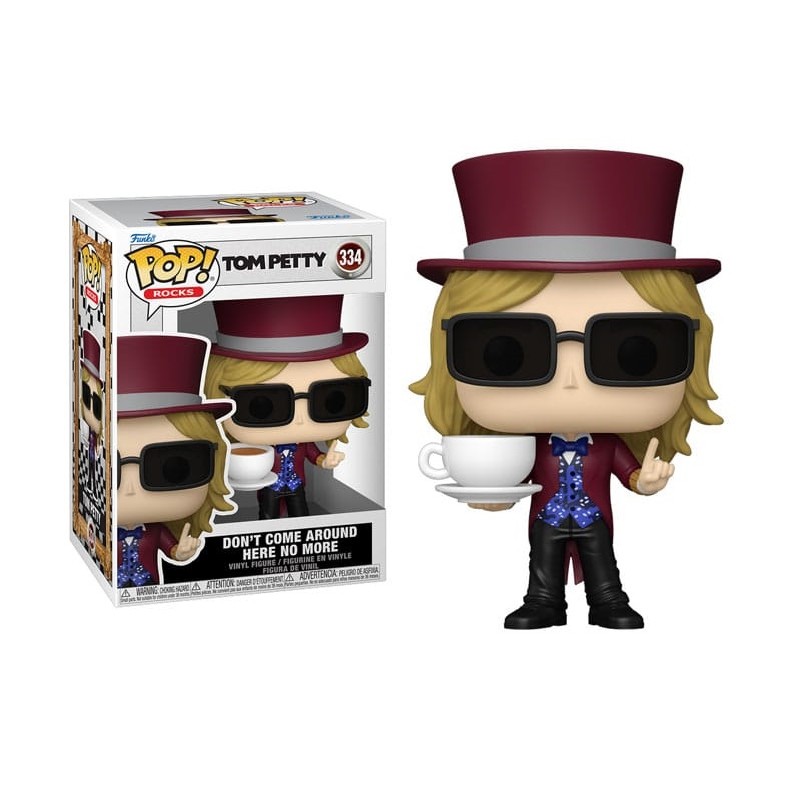 FUNKO POP! TOM PETTY DON'T COME AROUND HERE NO MORE BOBBLE HEAD FIGURE FUNKO