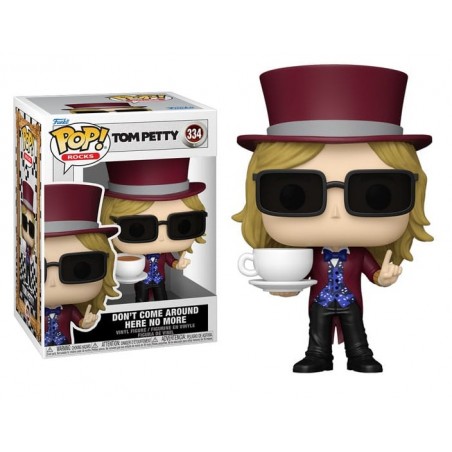 FUNKO POP! TOM PETTY DON'T COME AROUND HERE NO MORE BOBBLE HEAD FIGURE