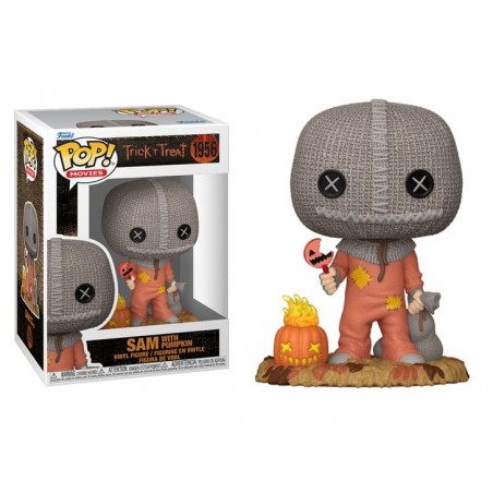 FUNKO POP! TRICK 'R TREAT SAM WITH PUMPKIN BOBBLE HEAD FIGURE
