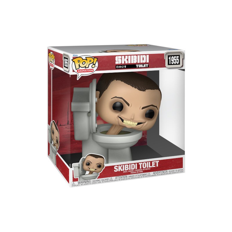 FUNKO POP! SKIBIDI TOILET SUPER SIZED 25CM BOBBLE HEAD FIGURE FUNKO FUNKO POP! SKIBIDI TOILET SUPER SIZED 25CM BOBBLE HEAD FIGURE FUNKO