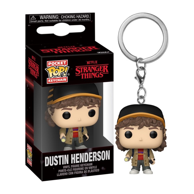 STRANGER THINGS DUSTIN SEASON 5 POCKET POP! KEYCHAIN PORTACHIAVI FUNKO STRANGER THINGS DUSTIN SEASON 5 POCKET POP! KEYCHAIN PORTACHIAVI FUNKO