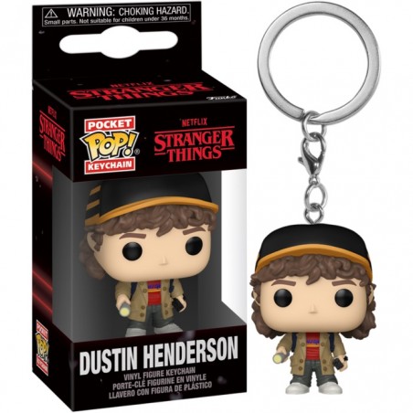 STRANGER THINGS DUSTIN SEASON 5 POCKET POP! KEYCHAIN