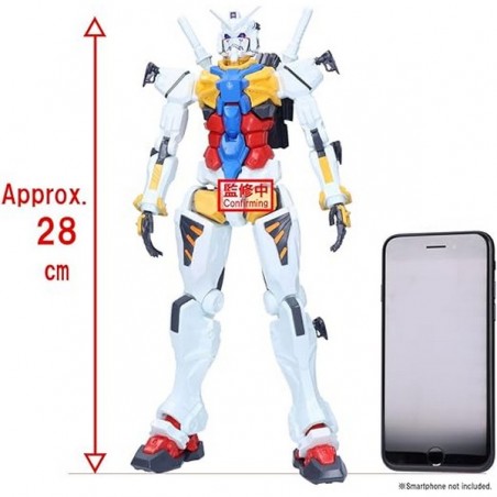 MOBILE SUIT GUNDAM GQUUUUUUX GENKAI TOPPA WHITE GUNDAM STATUA FIGURE