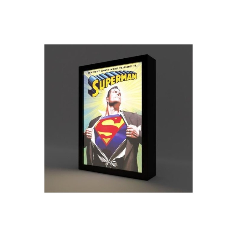SUPERMAN QUADRO RETROILLUMINATO 20X28CM GRUPO ERIK