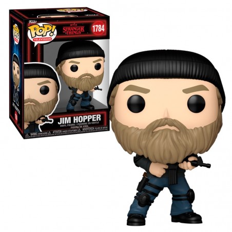 FUNKO POP! STRANGER THINGS JIM HOPPER 1784 BOBBLE HEAD KNOCKER FIGURE