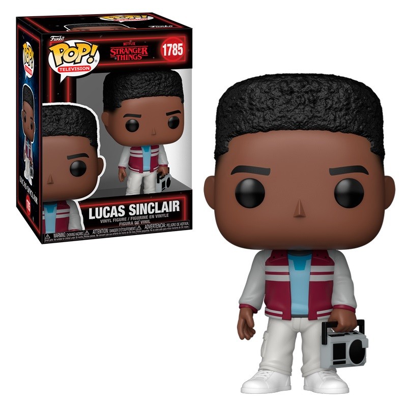 FUNKO POP! STRANGER THINGS LUCAS SINCLAIR 1785 BOBBLE HEAD KNOCKER FIGURE FUNKO FUNKO POP! STRANGER THINGS LUCAS SINCLAIR 1785 BOBBLE HEAD KNOCKER FIGURE FUNKO