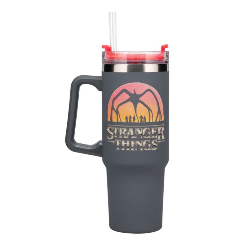 STRANGER THINGS BICCHIERE CON CANNUCCIA 900ML PALADONE PRODUCTS STRANGER THINGS BICCHIERE CON CANNUCCIA 900ML PALADONE PRODUCTS