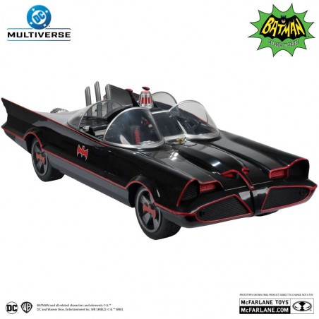DC MULTIVERSE VEHICLE BATMAN 1966 BATMOBILE PVC ACTION FIGURE