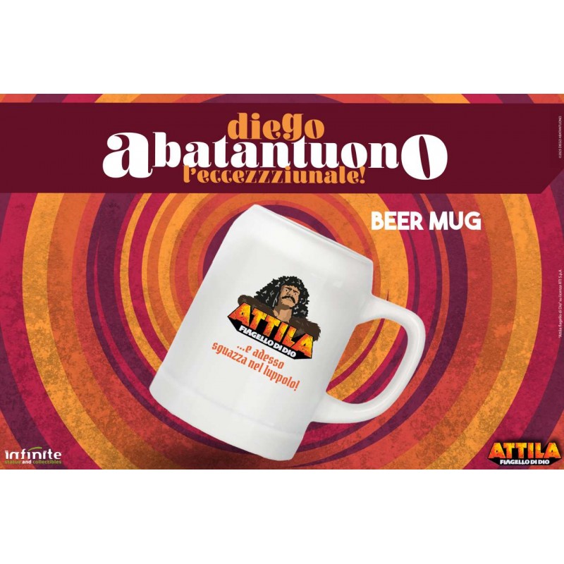 INFINITE STATUE DIEGO ABATANTUONO ATTILA FLAGELLO DI DIO CERAMIC BEER MUG INFINITE STATUE DIEGO ABATANTUONO ATTILA FLAGELLO DI DIO CERAMIC BEER MUG