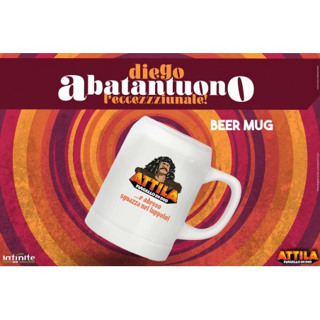 DIEGO ABATANTUONO ATTILA FLAGELLO DI DIO CERAMIC BEER MUG