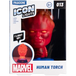 MARVEL ICON LIGHTS HUMAN TORCH LAMPADA FIGURE PALADONE PRODUCTS MARVEL ICON LIGHTS HUMAN TORCH LAMPADA FIGURE PALADONE PRODUCTS