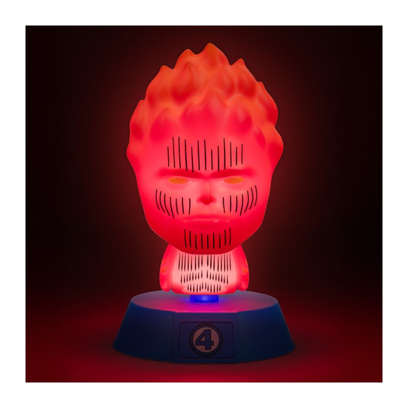 PALADONE PRODUCTS MARVEL ICON LIGHTS HUMAN TORCH LAMP FIGURE PALADONE PRODUCTS MARVEL ICON LIGHTS HUMAN TORCH LAMP FIGURE