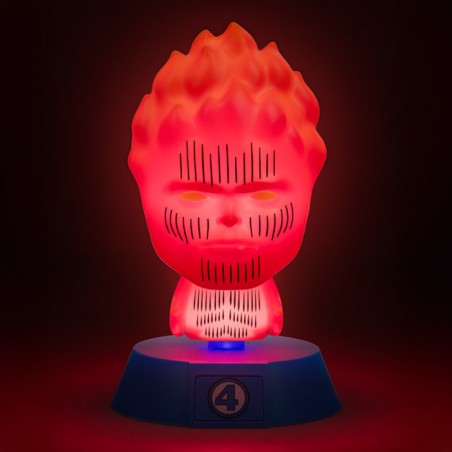 MARVEL ICON LIGHTS HUMAN TORCH LAMP FIGURE