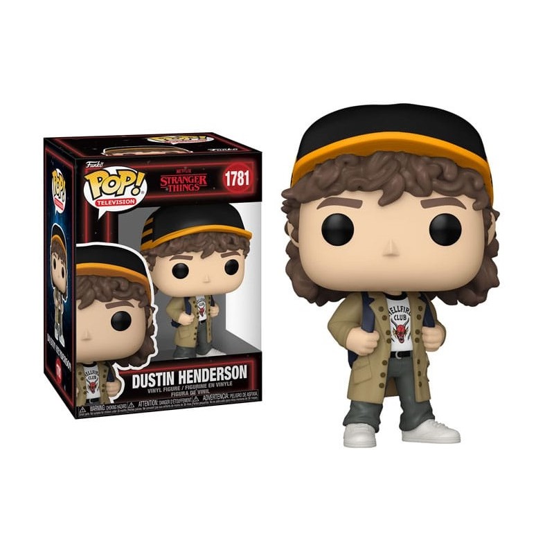 FUNKO FUNKO POP! TELEVISION STRANGER THINGS DUSTIN HENDERSON BOBBLE HEAD PVC FIGURE FUNKO FUNKO POP! TELEVISION STRANGER THINGS DUSTIN HENDERSON BOBBLE HEAD PVC FIGURE