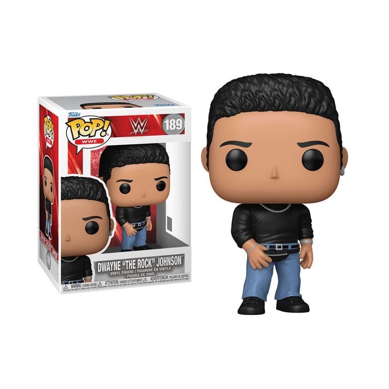 FUNKO POP! WWE DWAYNE THE ROCK JOHNSON BOBBLE HEAD FIGURE FUNKO FUNKO POP! WWE DWAYNE THE ROCK JOHNSON BOBBLE HEAD FIGURE FUNKO