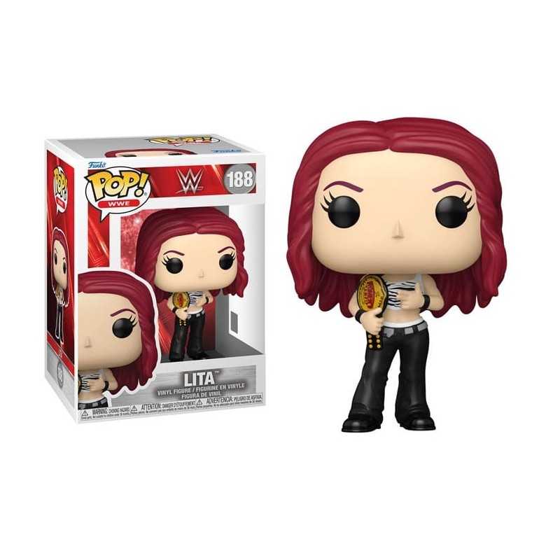 FUNKO POP! WWE LITA BOBBLE HEAD FIGURE FUNKO FUNKO POP! WWE LITA BOBBLE HEAD FIGURE FUNKO