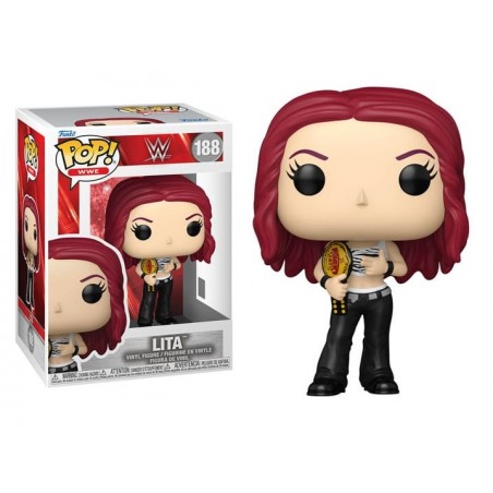 FUNKO POP! WWE LITA BOBBLE HEAD FIGURE