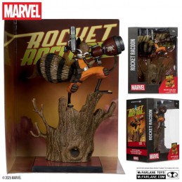 MC FARLANE MARVEL COLLECTION PVC STATUE ROCKET RACCOON (A CHASING TALE 1) 1/6 SCALE PVC STATUE FIGURE MC FARLANE MARVEL COLLECTION PVC STATUE ROCKET RACCOON (A CHASING TALE 1) 1/6 SCALE PVC STATUE FIGURE