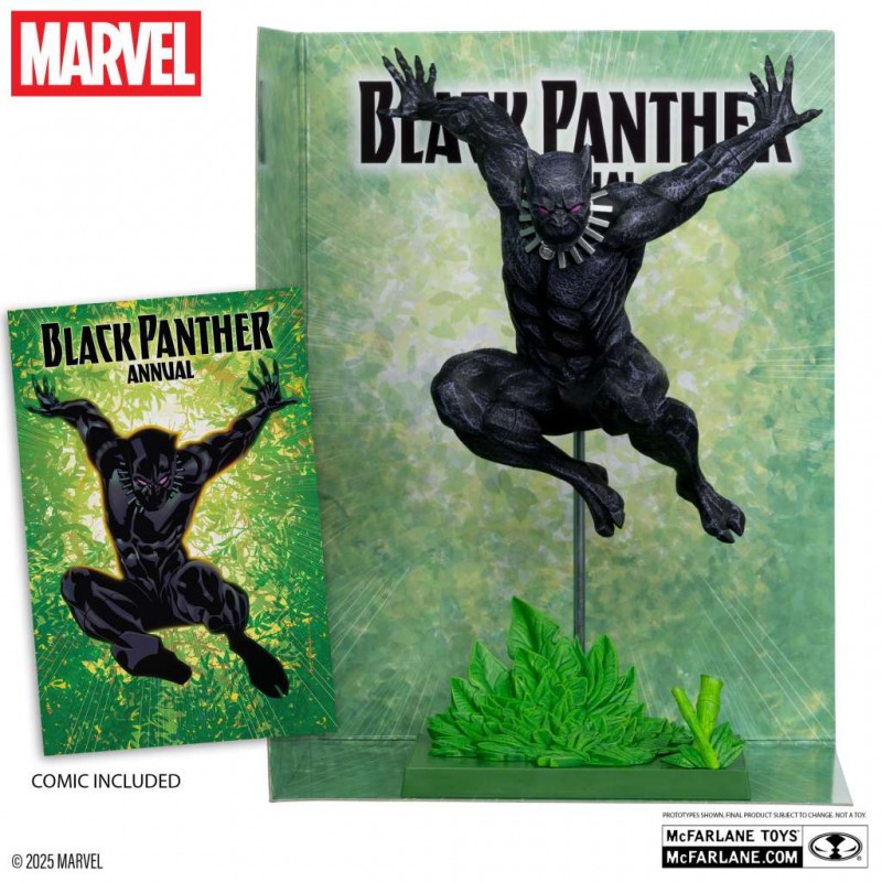 MARVEL COLLECTION PVC STATUE BLACK PANTHER (BLACK PANTHER ANNUAL 1) 1/6 STATUA FIGURE MC FARLANE MARVEL COLLECTION PVC STATUE BLACK PANTHER (BLACK PANTHER ANNUAL 1) 1/6 STATUA FIGURE MC FARLANE