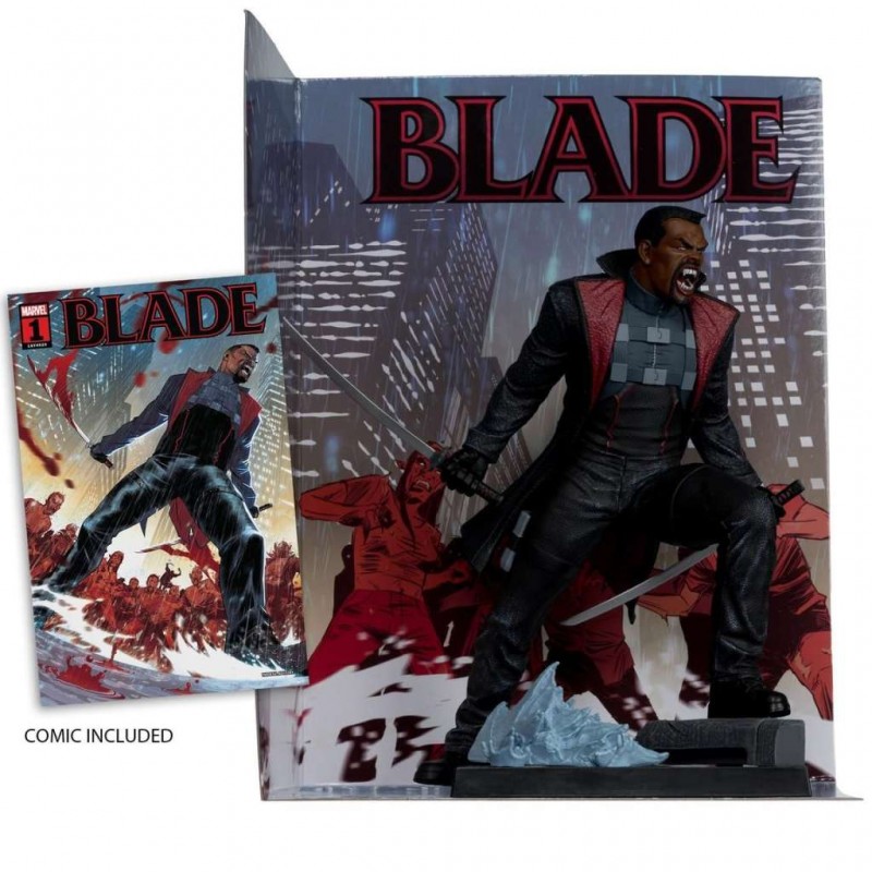 MC FARLANE MARVEL COLLECTION PVC STATUE BLADE (BLADE 1) 1/6 SCALE STATUE FIGURE MC FARLANE MARVEL COLLECTION PVC STATUE BLADE (BLADE 1) 1/6 SCALE STATUE FIGURE