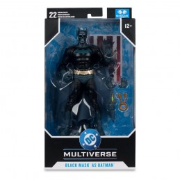 MC FARLANE DC MULTIVERSE BLACK MASK AS BATMAN VERSION PVC ACTION FIGURE MC FARLANE DC MULTIVERSE BLACK MASK AS BATMAN VERSION PVC ACTION FIGURE