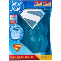 PALADONE PRODUCTS SUPERMAN FORTRESS OF SOLITUDE ACRYLIC LIGHT PALADONE PRODUCTS SUPERMAN FORTRESS OF SOLITUDE ACRYLIC LIGHT
