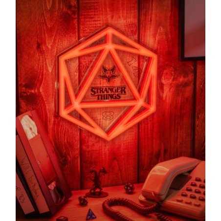 STRANGER THINGS LED NEON LIGHT LAMPADA DA MURO