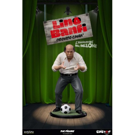 LINO BANFI ORONZO CANA' L'ALLENATORE NEL PALLONE CINE-MONI PVC 14CM FIGURE