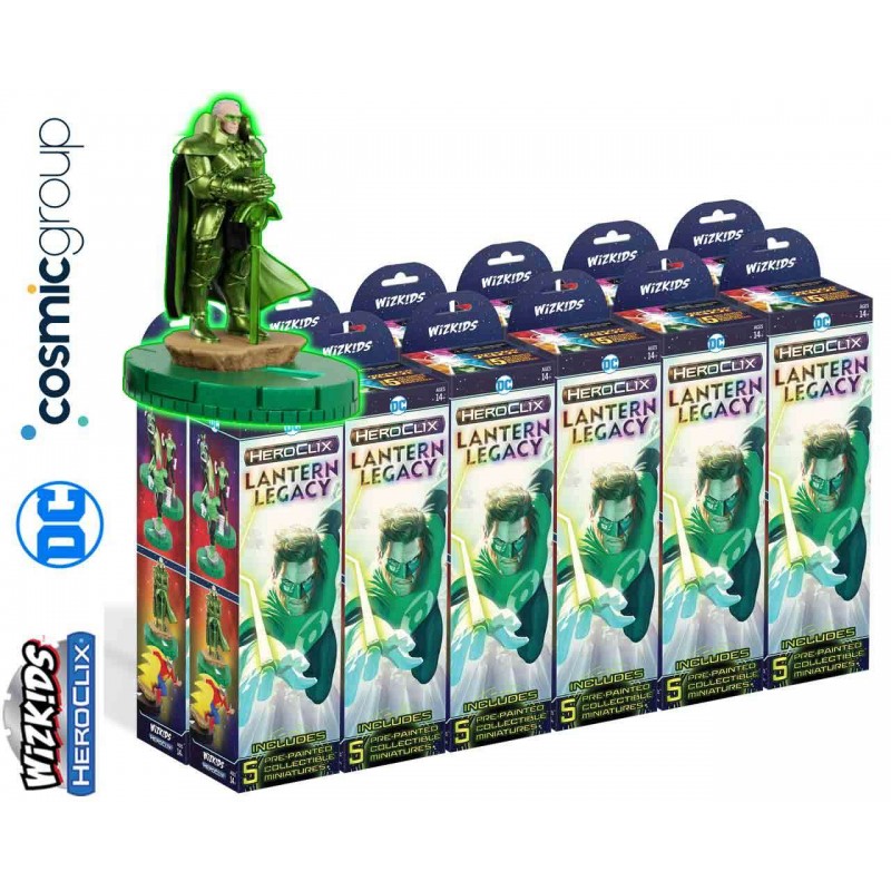 DC COMICS HEROCLIX GREEN LANTERN LEGACY 12X BOOSTER BRICK WIZKIDS DC COMICS HEROCLIX GREEN LANTERN LEGACY 12X BOOSTER BRICK WIZKIDS