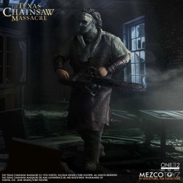THE TEXAS CHAINSAW MASSACRE LEATHERFACE ONE:12 ACTION FIGURE MEZCO TOYS THE TEXAS CHAINSAW MASSACRE LEATHERFACE ONE:12 ACTION FIGURE MEZCO TOYS