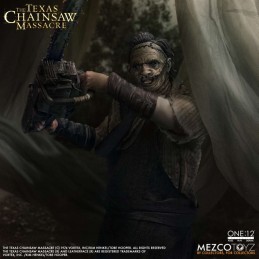 THE TEXAS CHAINSAW MASSACRE LEATHERFACE ONE:12 ACTION FIGURE MEZCO TOYS THE TEXAS CHAINSAW MASSACRE LEATHERFACE ONE:12 ACTION FIGURE MEZCO TOYS