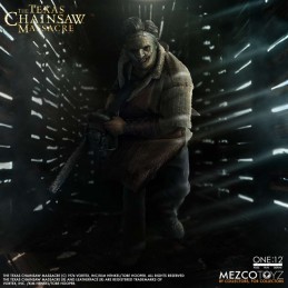 THE TEXAS CHAINSAW MASSACRE LEATHERFACE ONE:12 ACTION FIGURE MEZCO TOYS THE TEXAS CHAINSAW MASSACRE LEATHERFACE ONE:12 ACTION FIGURE MEZCO TOYS