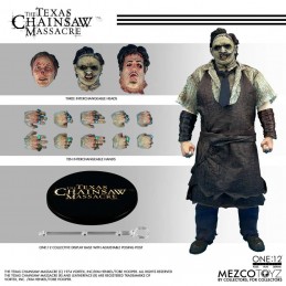MEZCO TOYS THE TEXAS CHAINSAW MASSACRE LEATHERFACE ONE:12 SERIES ACTION FIGURE MEZCO TOYS THE TEXAS CHAINSAW MASSACRE LEATHERFACE ONE:12 SERIES ACTION FIGURE