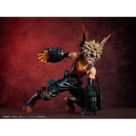 MY HERO ACADEMIA KATSUKI BAKUGO METALLIC STATUE FIGURE