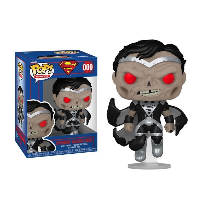 FUNKO POP! SUPERMAN BLACKEST NIGHT BOBBLE HEAD FIGURE FUNKO FUNKO POP! SUPERMAN BLACKEST NIGHT BOBBLE HEAD FIGURE FUNKO