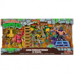 PLAYMATES TOYS TEENAGE MUTANT NINJA TURTLES 1988 REMASTERED 6-PACK ACTION FIGURES PLAYMATES TOYS TEENAGE MUTANT NINJA TURTLES 1988 REMASTERED 6-PACK ACTION FIGURES